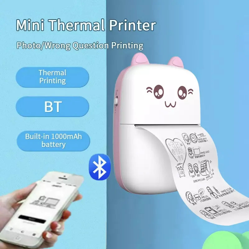 Portable Thermal MINI Printer Wireless